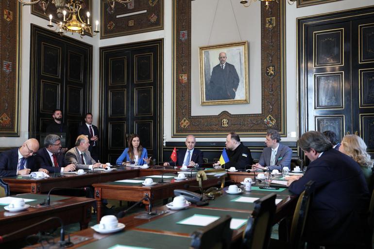 TBMM Başkanı Kurtulmuştan Belçikada önemli görüşmeler