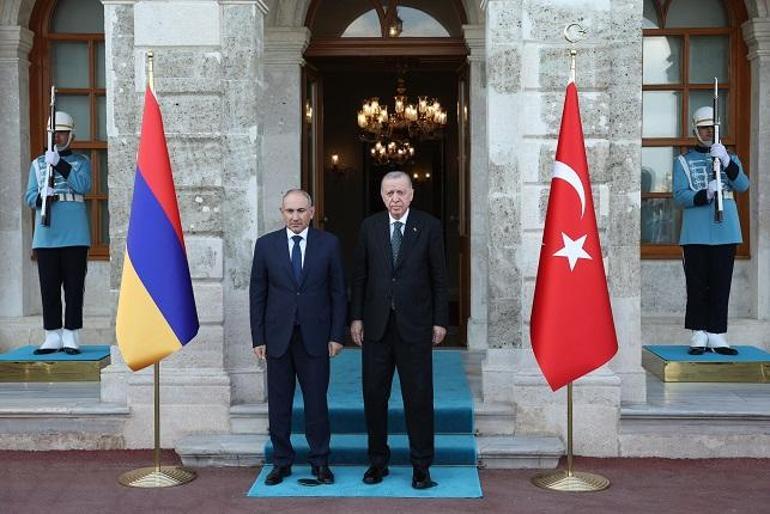 Cumhurbaşkanı Erdoğan, Ermenistan Başbakanı Paşinyanı kabul etti