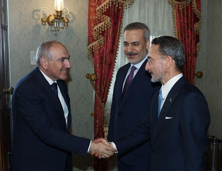 Cumhurbaşkanı Erdoğan, Ermenistan Başbakanı Paşinyanı kabul etti