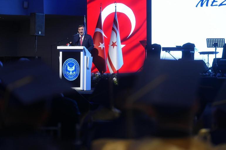 Cumhurbaşkanı Yardımcısı Yılmaz, KKTCde Cumhurbaşkanı Tatar ve Başbakan Üstel ile görüştü