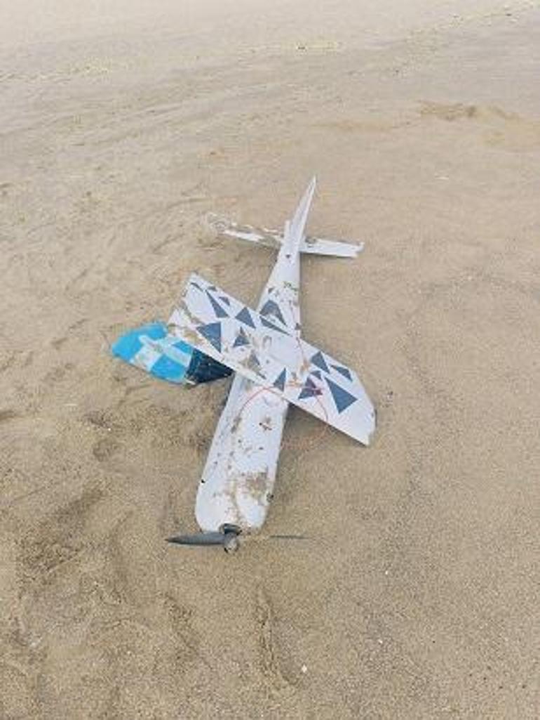 Sakaryada kıyıya vuran İHA bulundu