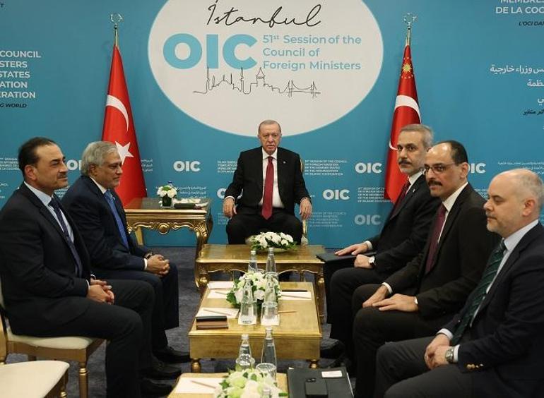 Cumhurbaşkanı Erdoğandan peş peşe önemli görüşmeler