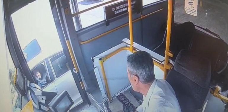 Yol verme tartışmasında otobüs şoförünü tabancayla vurdu; o anlar kamerada