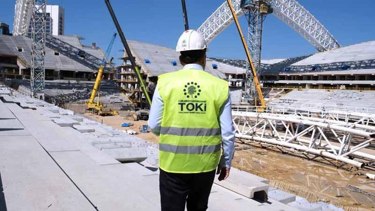 İki bakandan ortak paylaşım: Başkentimizin yeni stadyumu hızla yükseliyor