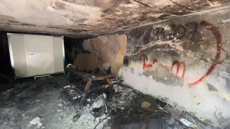 Sarıyerde garajı kundakladı; 1 kişiyi yaraladı gasbettiği motosikletle kaçarken yakalandı