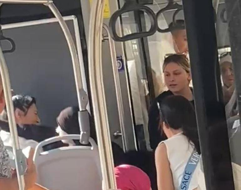 Denizlide belediye otobüsünde kavga; 1 gözaltı