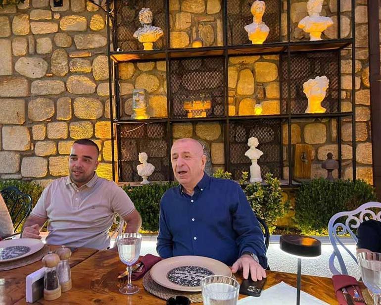 Ümit Özdağ, Antalyada esnafla görüştü