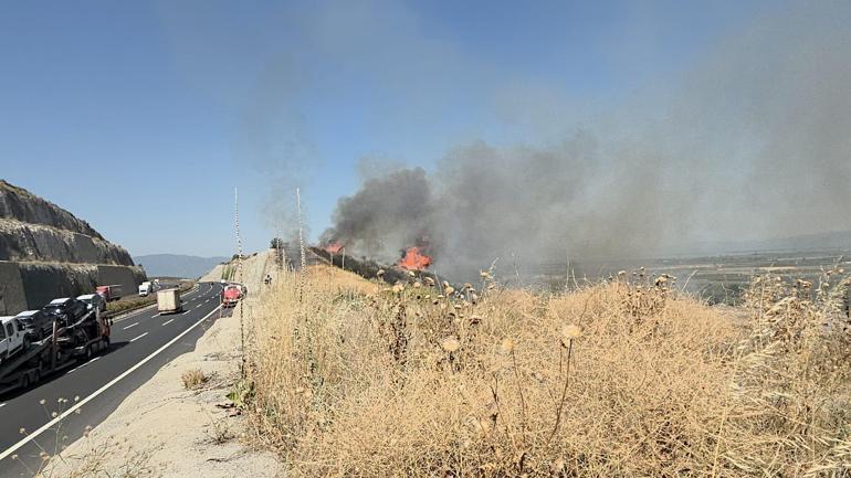 Bursada çıkan orman ve makilik yangını kontrol altında