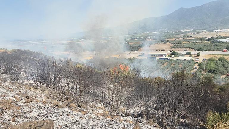 Bursada çıkan orman ve makilik yangını kontrol altında