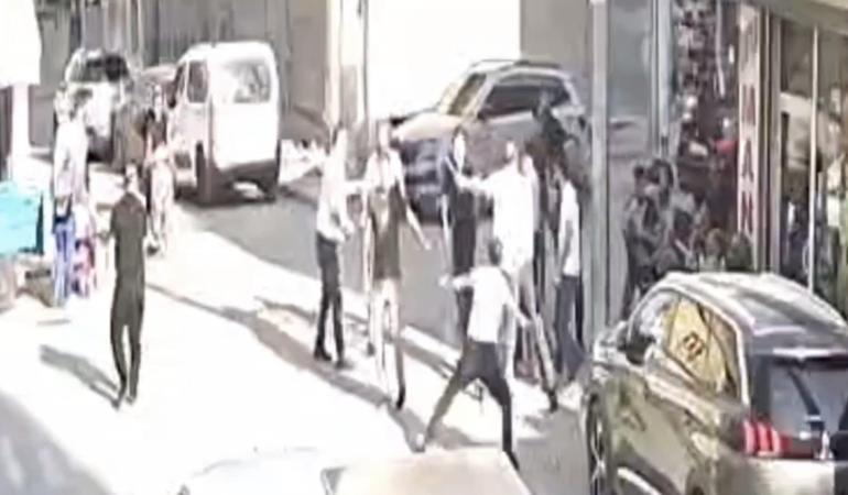 Nusaybinde silah ve sopalı kavga kamerada; 3 yaralı