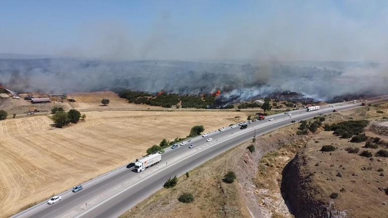 Çanakkalede çıkan orman yangını kontrol altında
