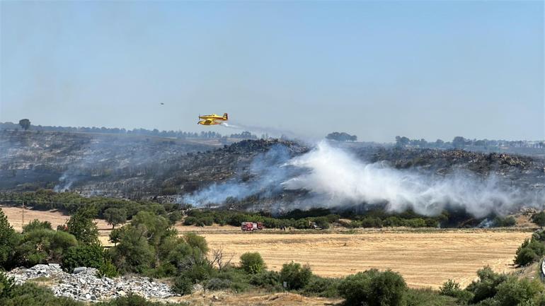Çanakkalede çıkan orman yangını kontrol altında