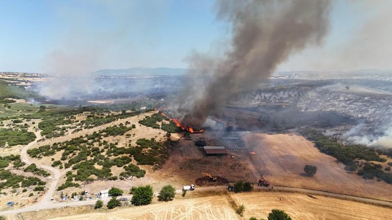 Çanakkalede çıkan orman yangını kontrol altında