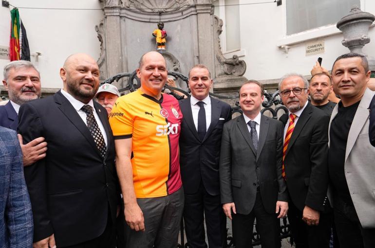 Manneken Pis heykeli, Galatasaray formasını giydi