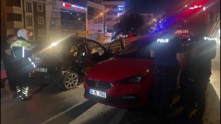 Pendik’te 6 aracın karıştığı zincirleme trafik kazasında 1i çocuk 5 kişi yaralandı