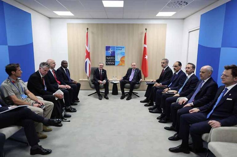 Cumhurbaşkanı Erdoğan, İngiltere Başbakanı Starmer ile görüştü