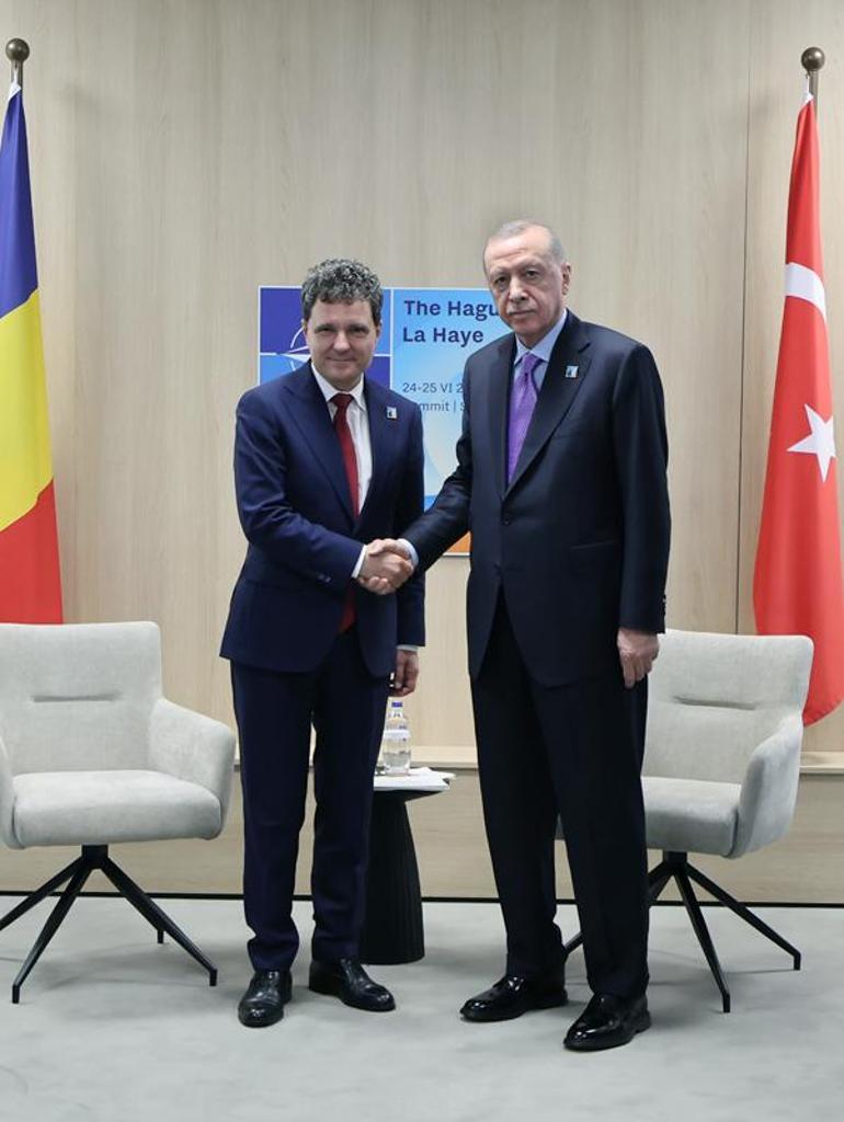 Cumhurbaşkanı Erdoğan, Romanya Cumhurbaşkanı Dan ile görüştü