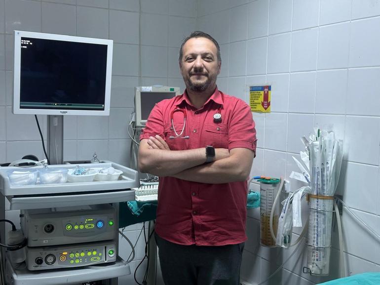 2 yaşındaki bebeğin yuttuğu çivi midesinden çıkarıldı