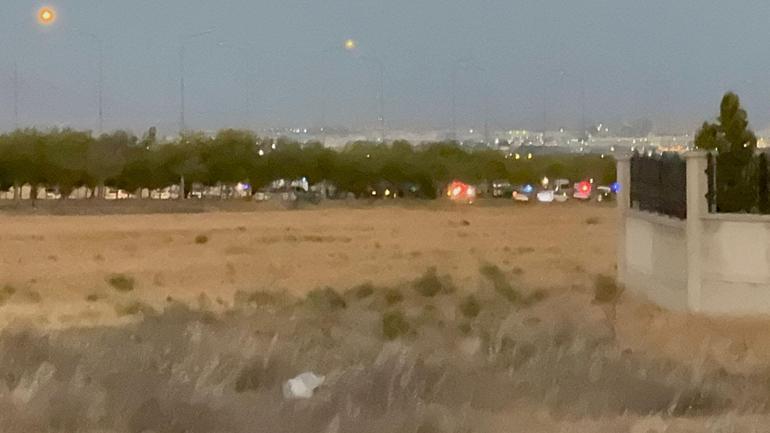 Konyada tatbikatta ANKA-3 boş araziye acil iniş yaptı