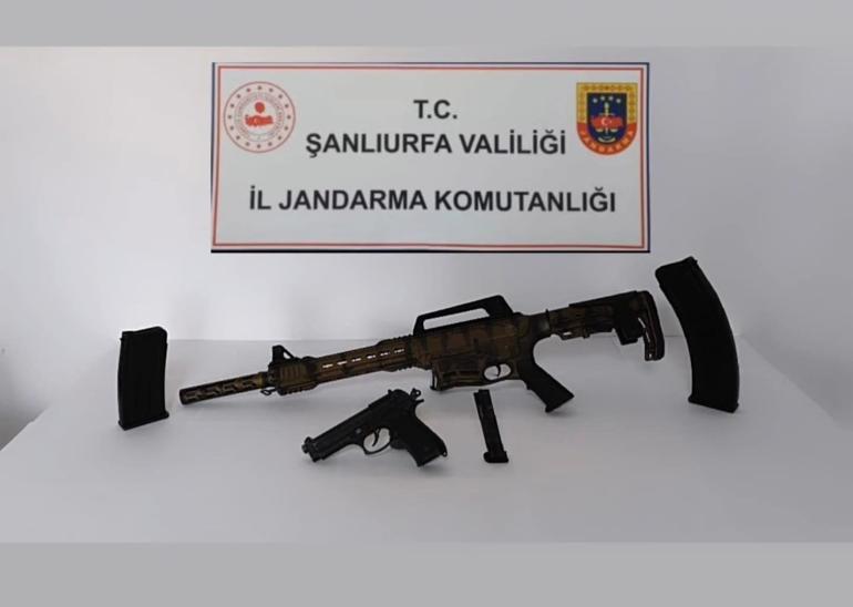 Şanlıurfada silah kaçakçılığı operasyonunda 5 gözaltı