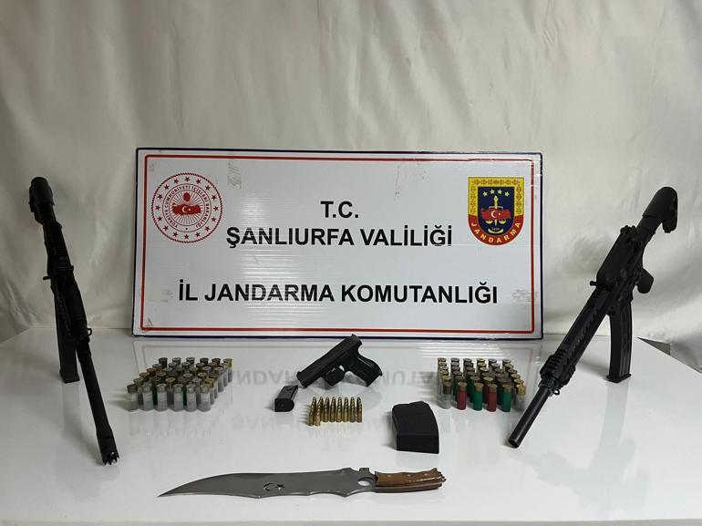 Şanlıurfada silah kaçakçılığı operasyonunda 5 gözaltı