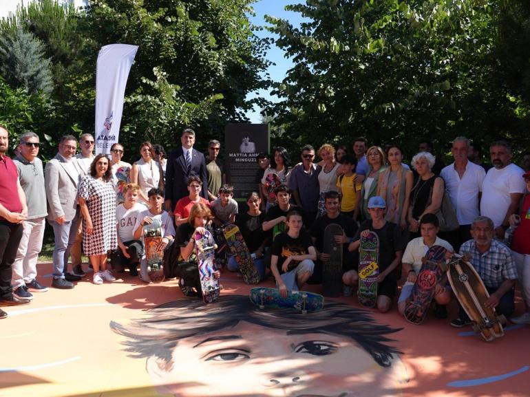 Mattia Ahmet Minguzzi Kaykay Parkı Ataşehir’de açıldı
