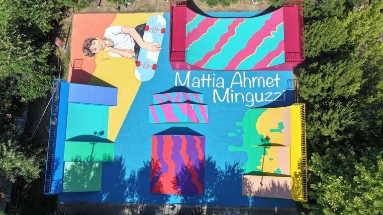 Mattia Ahmet Minguzzi Kaykay Parkı Ataşehir’de açıldı