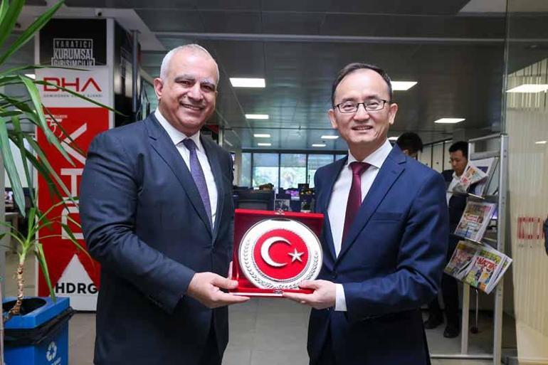 Çin Halk Cumhuriyeti Ankara Büyükelçisi Jiang Xuebinden DHAya ziyaret