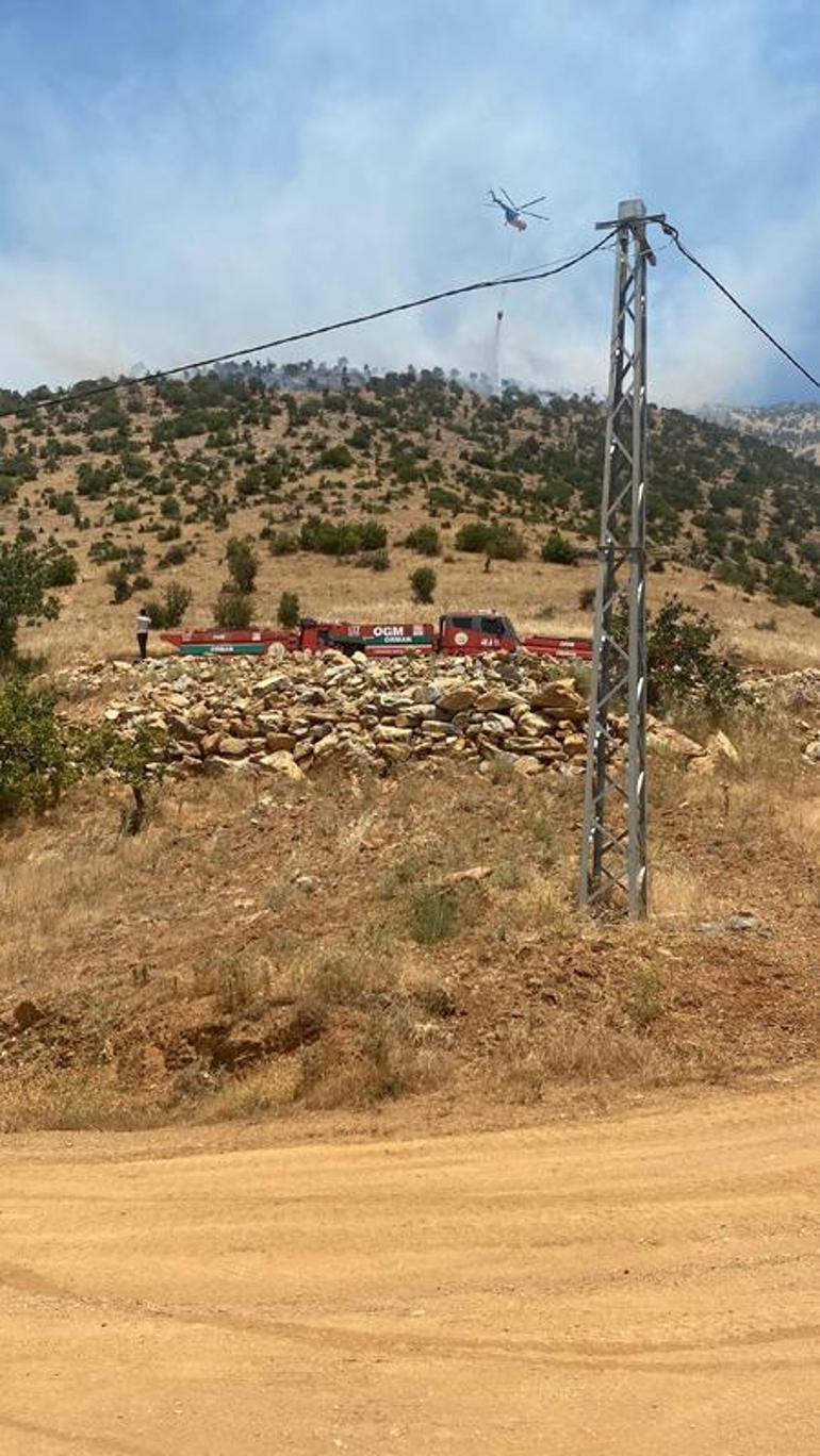 Kahramanmaraş’ta 2 ayrı orman yangını