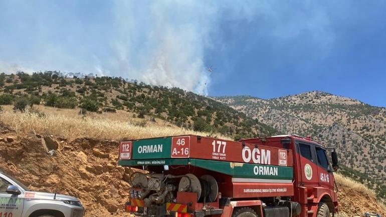 Kahramanmaraş’ta 2 ayrı orman yangını