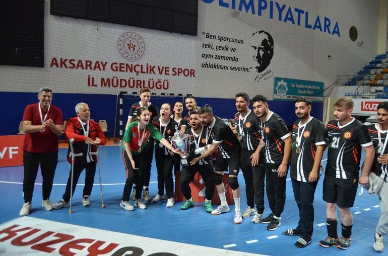 Oturarak Voleybol 1inci Lig Şampiyonu Kahramanmaraş oldu