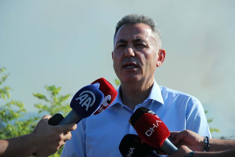 İzmir Bornovadaki orman yangını kontrol altında