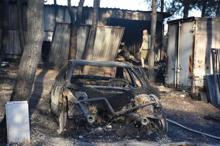 İzmir Bornovadaki orman yangını kontrol altında