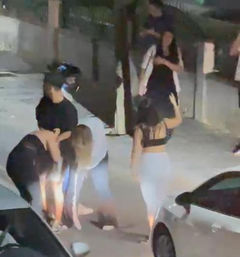 Kızların kavgası kamerada