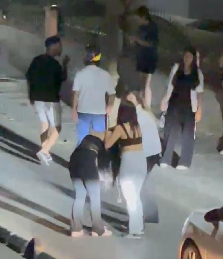 Kızların kavgası kamerada