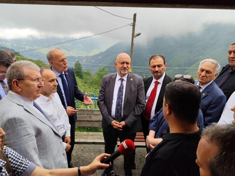 TBMM Zirai Don Olayını Araştırma Komisyonu üyeleri, Giresunda fındık bahçelerini inceledi
