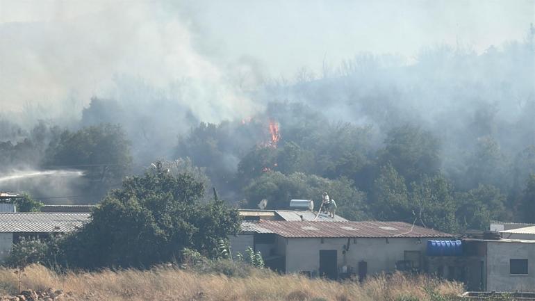Bodrumda çıkan maki yangını kontrol altında