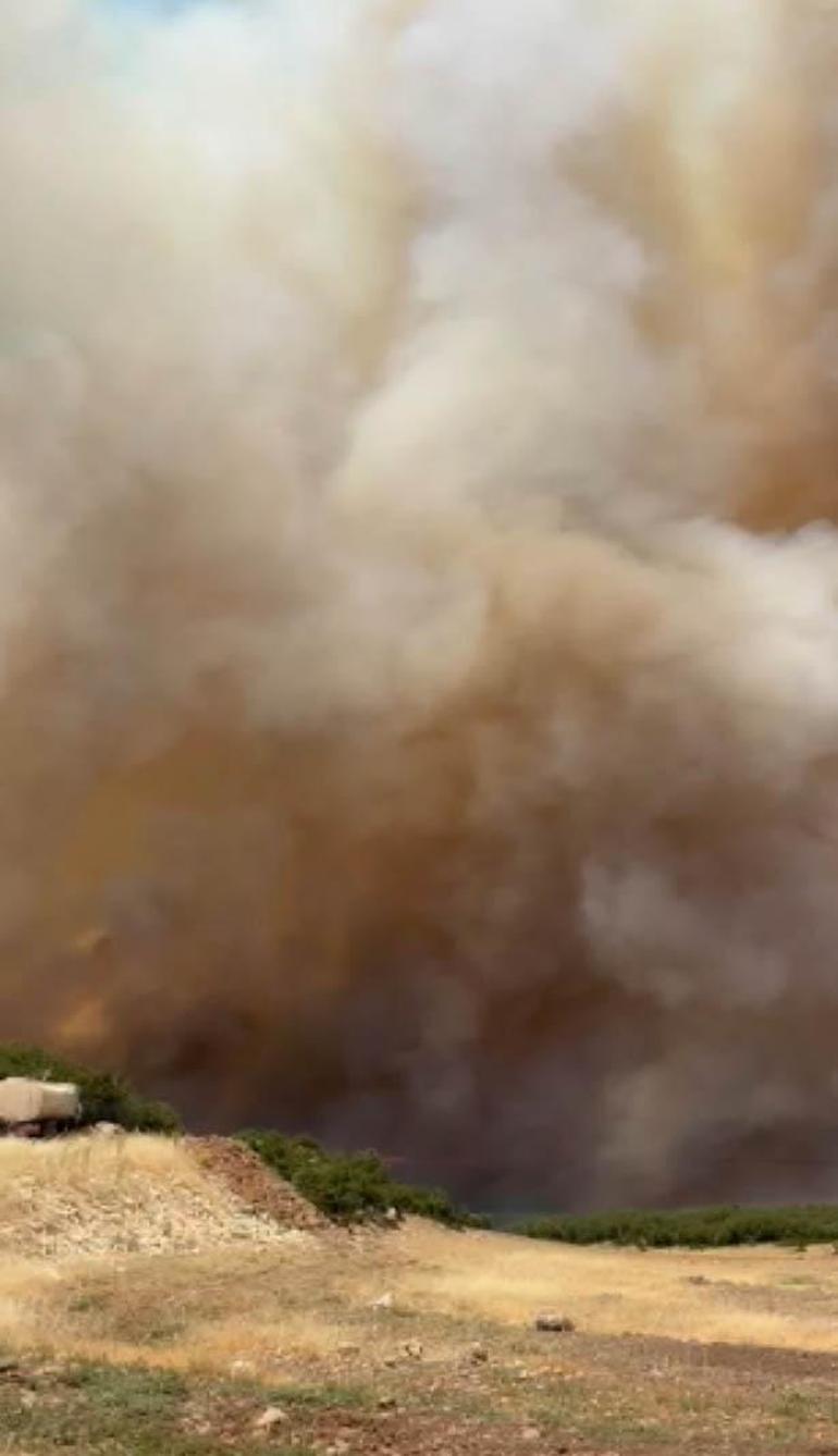 Kahramanmaraştaki orman yangını 33 saatte söndürüldü