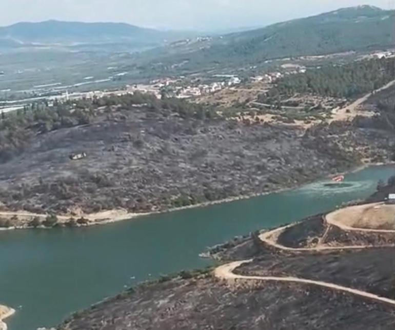 Manisadaki orman yangını 2’nci gününde
