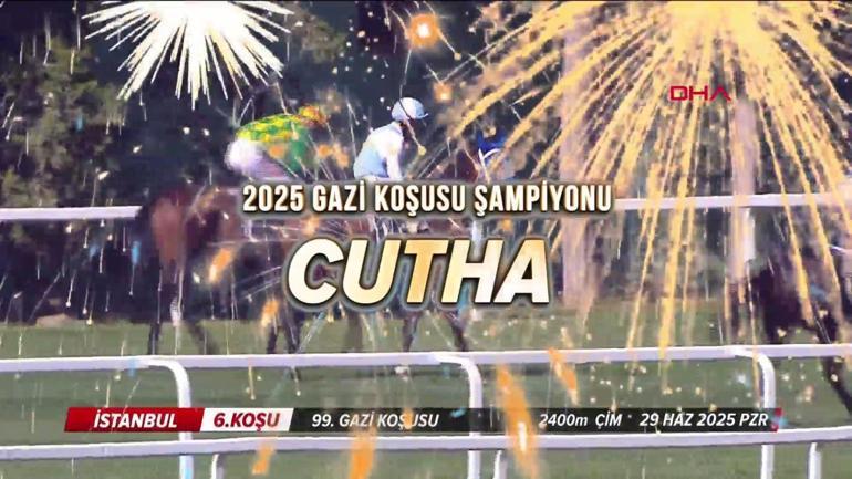 99. Gazi Koşusunu Ahmet Çelik’in jokeyliğini yaptığı “Cutha” kazandı