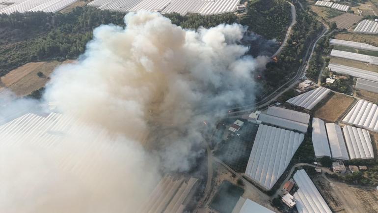 Antalya’daki orman yangını kontrol altında