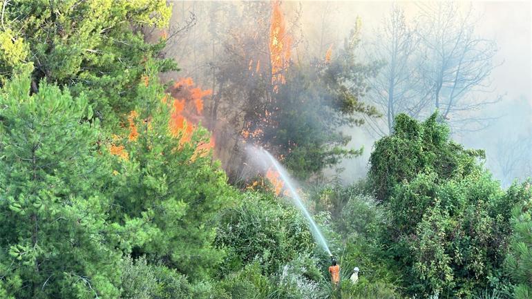 Antalya’daki orman yangını kontrol altında