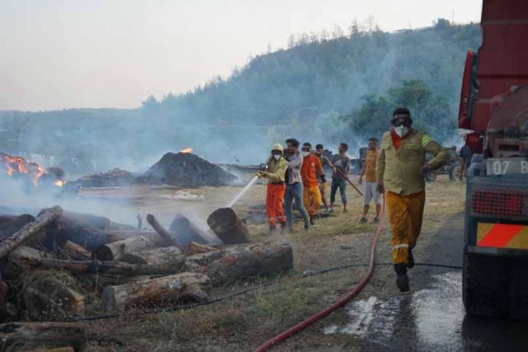 Antalya’daki orman yangını kontrol altında