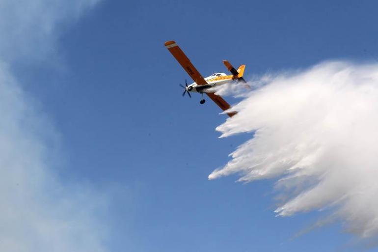 Antalya Aksuda orman yangını kontrol altında