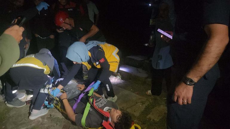 Dağda mahsur kalan 2 kardeş, 4 saat sonra kurtarıldı