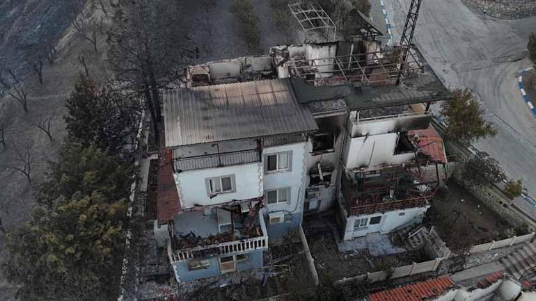 İzmirdeki orman yangını 3ncü gününde