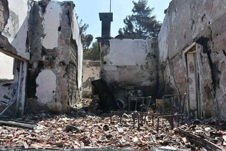 İzmirdeki orman yangını 3ncü gününde