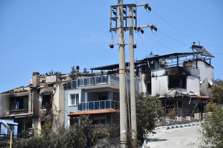 İzmirdeki orman yangını 3ncü gününde