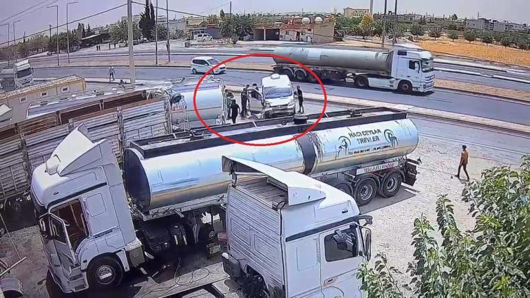 Şırnak’ta minibüsün taksiyle çarpıştığı kaza kamerada: 2 yaralı