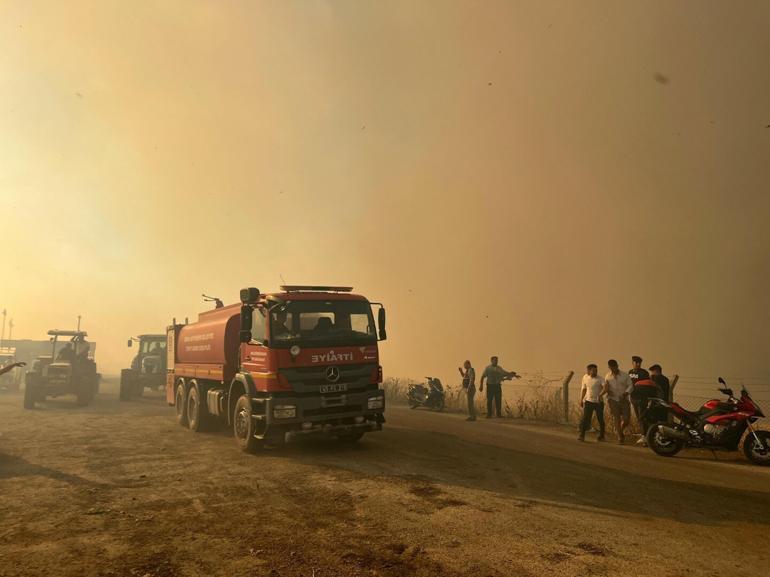 Manisa’da çıkan yangın İzmir’e ulaştı